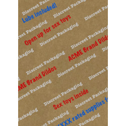 Wrapping paper - 'Discreet...
