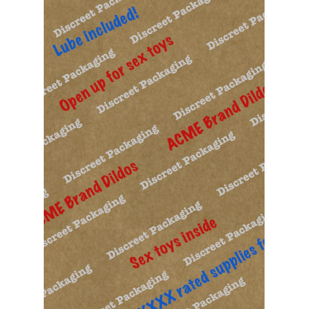 Wrapping paper - 'Discreet packaging'