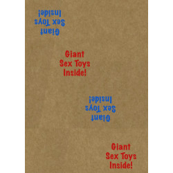Wrapping paper - 'Giant sex...