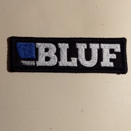 BLUF Badge brodé - rectangle