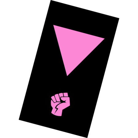 Pink triangle sliders